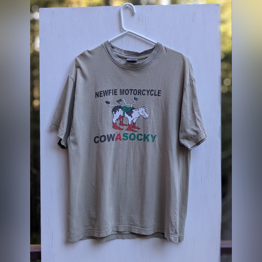 Newfie Motorcycle T-Shirt
